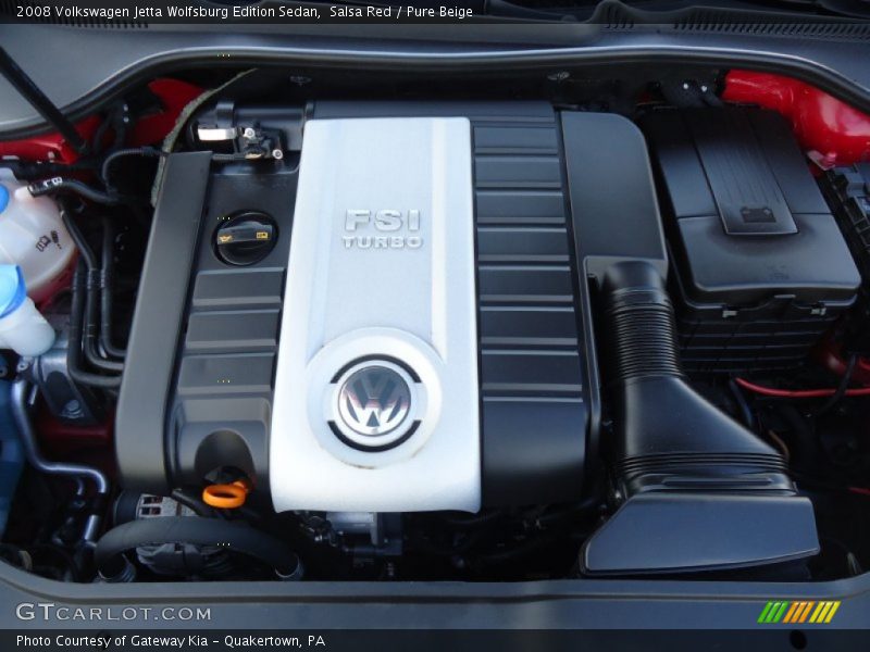 Salsa Red / Pure Beige 2008 Volkswagen Jetta Wolfsburg Edition Sedan