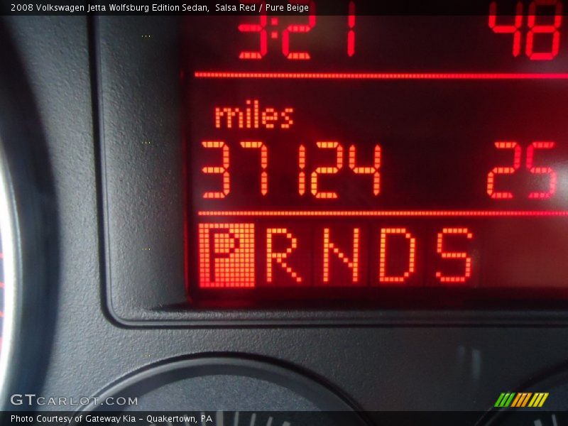 Salsa Red / Pure Beige 2008 Volkswagen Jetta Wolfsburg Edition Sedan