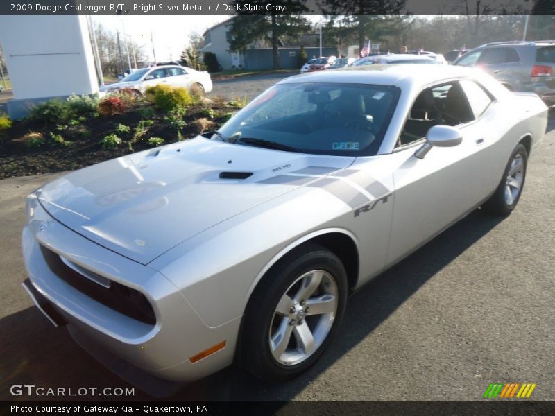 Bright Silver Metallic / Dark Slate Gray 2009 Dodge Challenger R/T