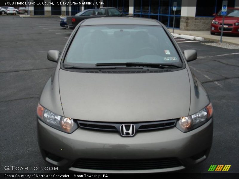 Galaxy Gray Metallic / Gray 2008 Honda Civic LX Coupe