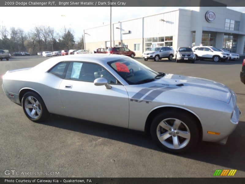 Bright Silver Metallic / Dark Slate Gray 2009 Dodge Challenger R/T