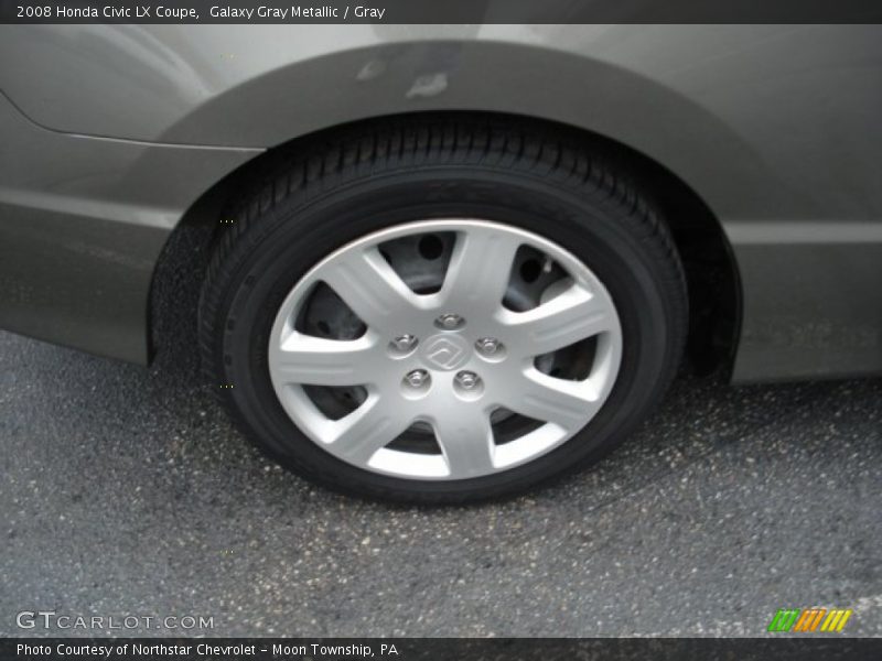 Galaxy Gray Metallic / Gray 2008 Honda Civic LX Coupe