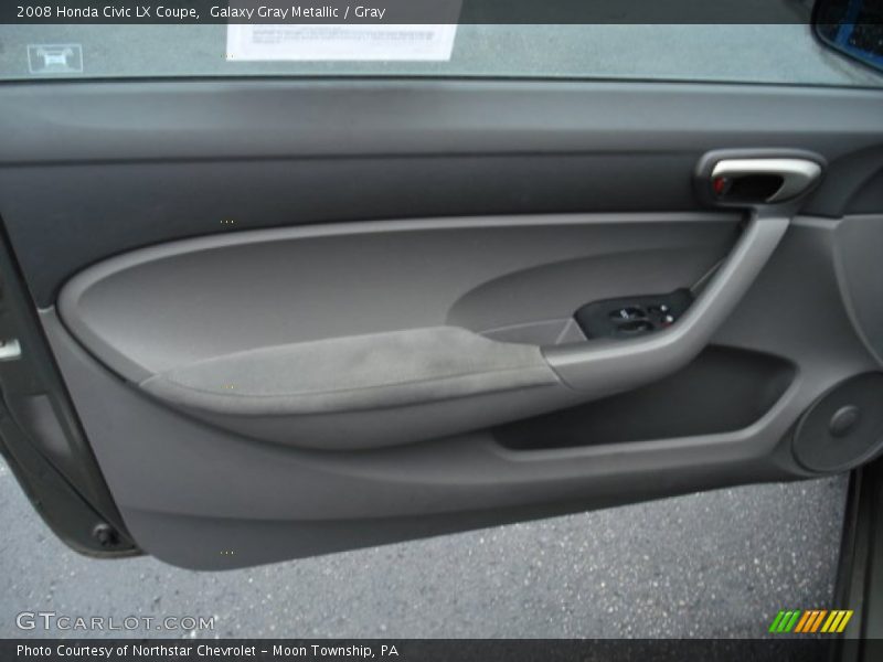 Galaxy Gray Metallic / Gray 2008 Honda Civic LX Coupe