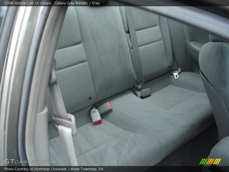 Galaxy Gray Metallic / Gray 2008 Honda Civic LX Coupe