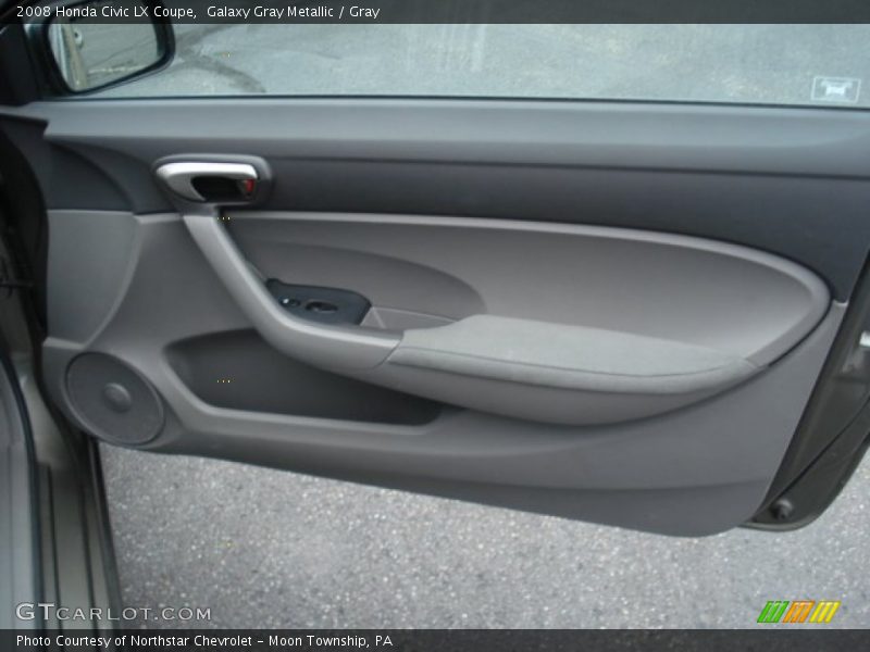 Galaxy Gray Metallic / Gray 2008 Honda Civic LX Coupe
