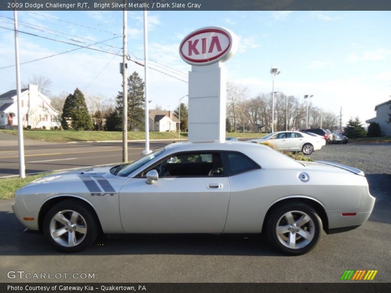 Bright Silver Metallic / Dark Slate Gray 2009 Dodge Challenger R/T