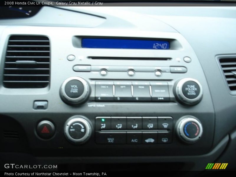 Galaxy Gray Metallic / Gray 2008 Honda Civic LX Coupe