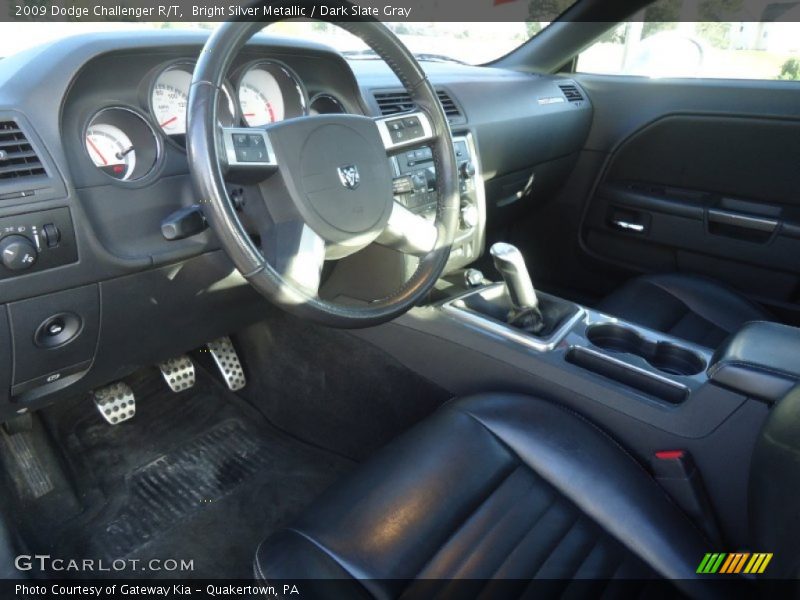 Bright Silver Metallic / Dark Slate Gray 2009 Dodge Challenger R/T