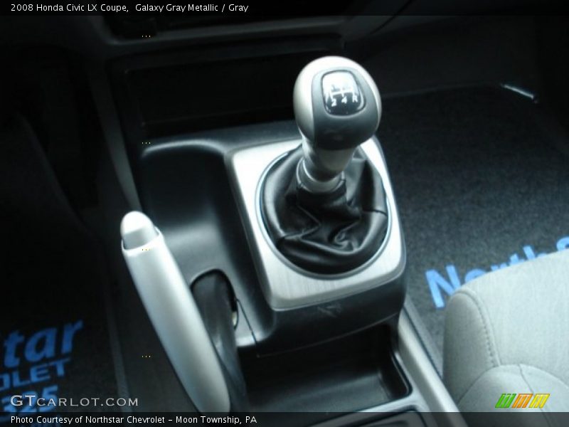Galaxy Gray Metallic / Gray 2008 Honda Civic LX Coupe