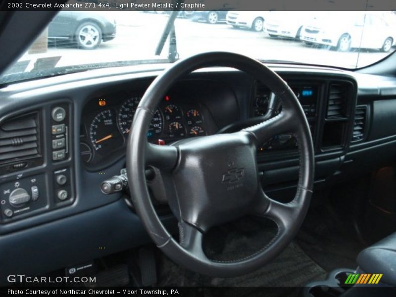 Light Pewter Metallic / Graphite 2002 Chevrolet Avalanche Z71 4x4