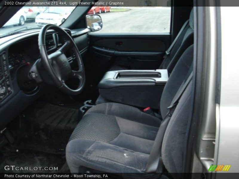Light Pewter Metallic / Graphite 2002 Chevrolet Avalanche Z71 4x4