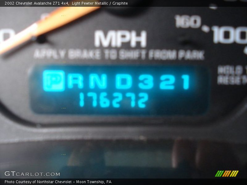Light Pewter Metallic / Graphite 2002 Chevrolet Avalanche Z71 4x4