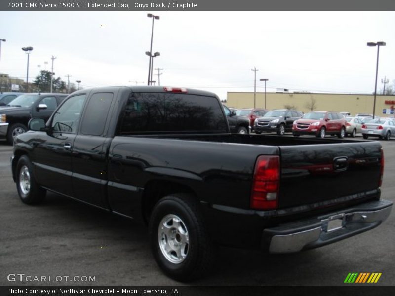 Onyx Black / Graphite 2001 GMC Sierra 1500 SLE Extended Cab