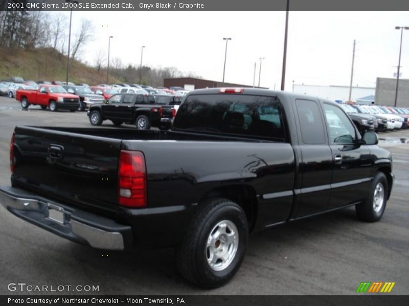 Onyx Black / Graphite 2001 GMC Sierra 1500 SLE Extended Cab