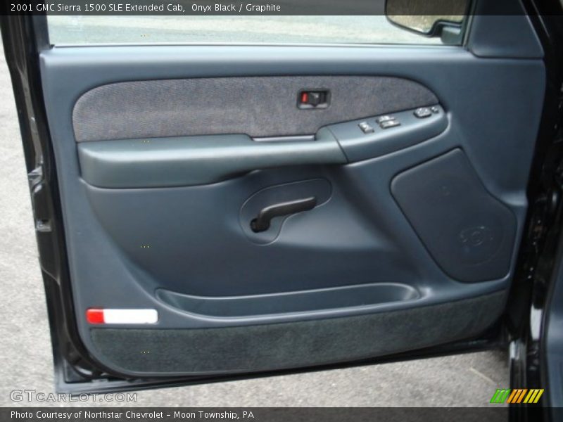 Onyx Black / Graphite 2001 GMC Sierra 1500 SLE Extended Cab