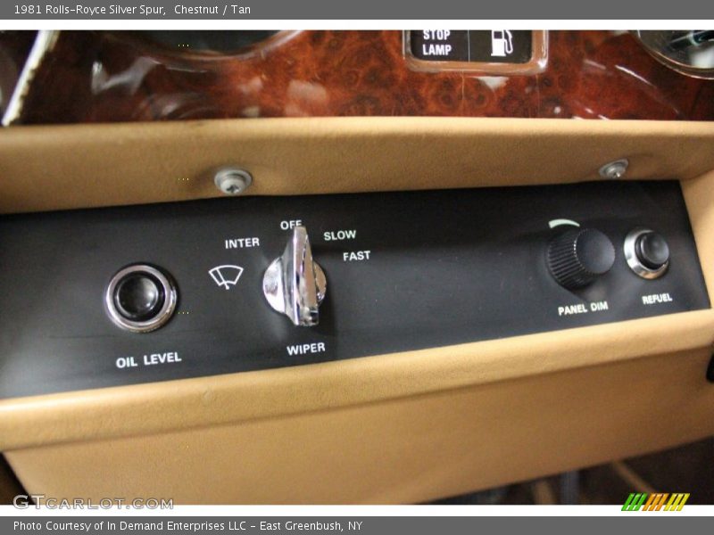 Controls of 1981 Silver Spur 