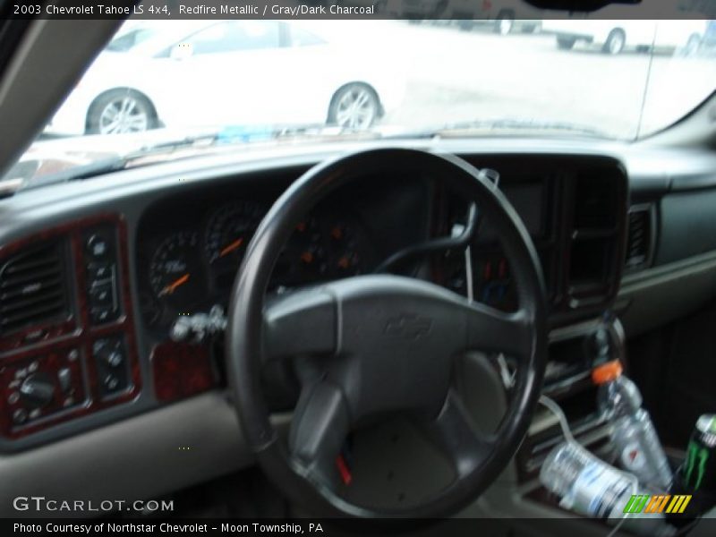 Redfire Metallic / Gray/Dark Charcoal 2003 Chevrolet Tahoe LS 4x4