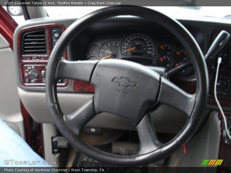 Redfire Metallic / Gray/Dark Charcoal 2003 Chevrolet Tahoe LS 4x4