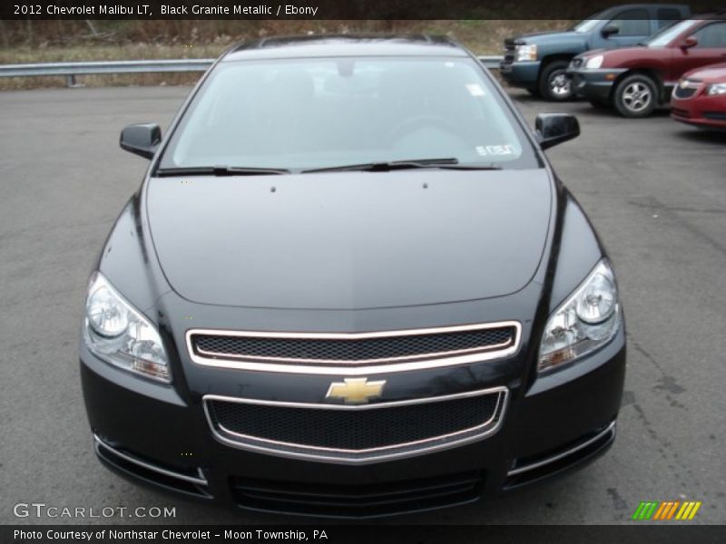 Black Granite Metallic / Ebony 2012 Chevrolet Malibu LT