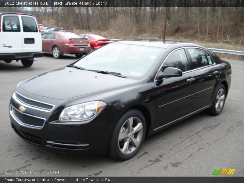 Black Granite Metallic / Ebony 2012 Chevrolet Malibu LT
