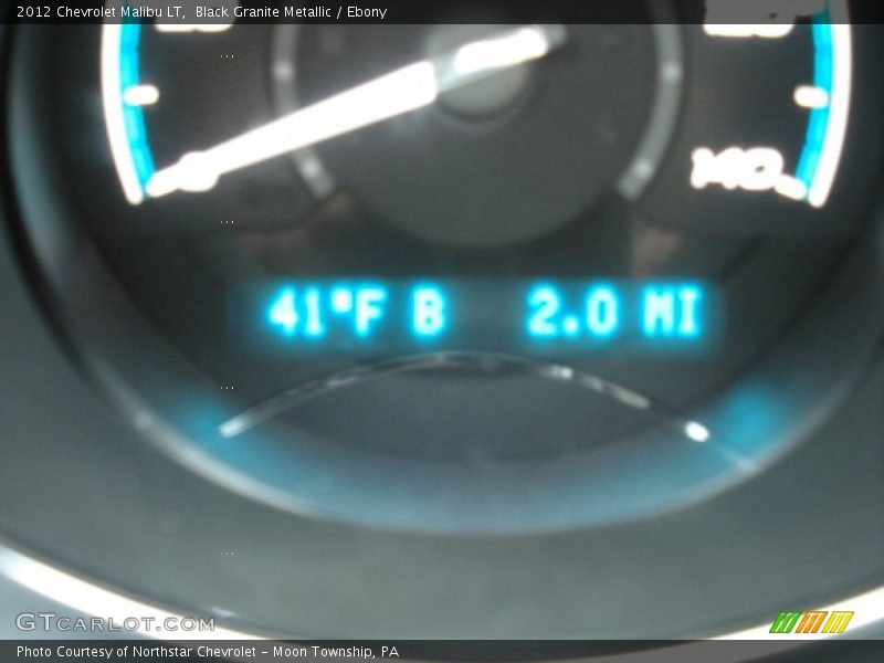Black Granite Metallic / Ebony 2012 Chevrolet Malibu LT