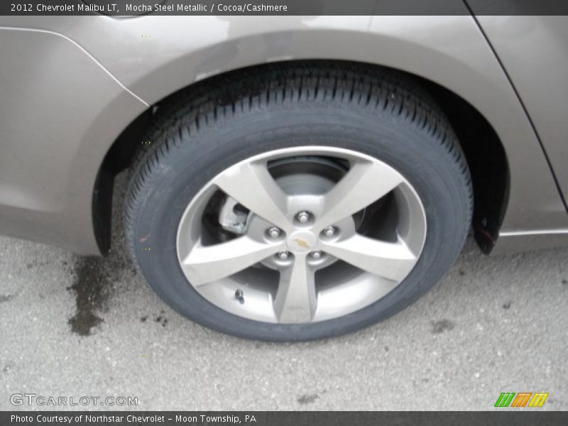 Mocha Steel Metallic / Cocoa/Cashmere 2012 Chevrolet Malibu LT