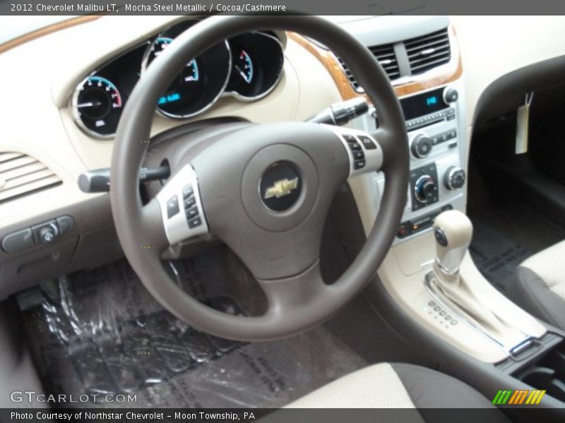 Mocha Steel Metallic / Cocoa/Cashmere 2012 Chevrolet Malibu LT