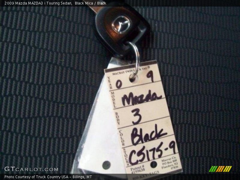 Black Mica / Black 2009 Mazda MAZDA3 i Touring Sedan