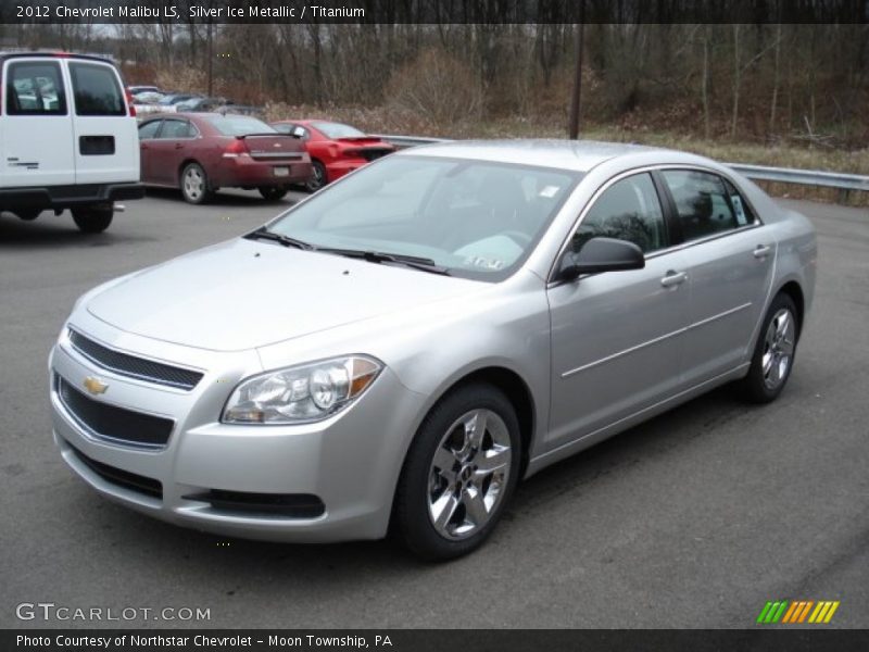 Silver Ice Metallic / Titanium 2012 Chevrolet Malibu LS