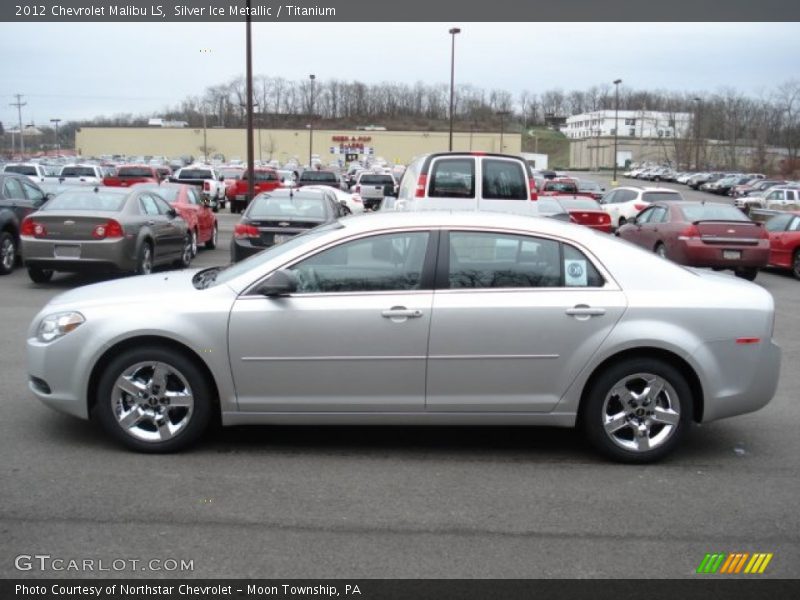 Silver Ice Metallic / Titanium 2012 Chevrolet Malibu LS