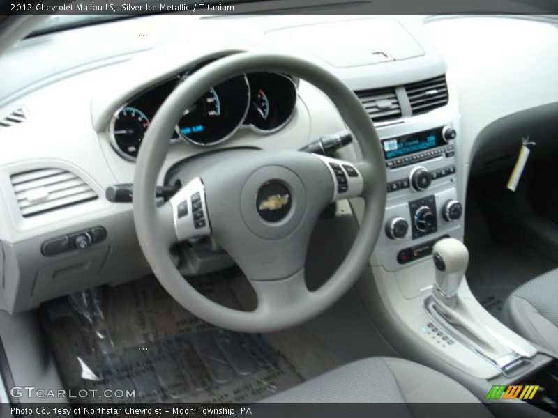 Silver Ice Metallic / Titanium 2012 Chevrolet Malibu LS
