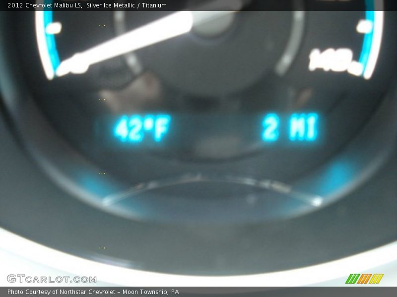 Silver Ice Metallic / Titanium 2012 Chevrolet Malibu LS