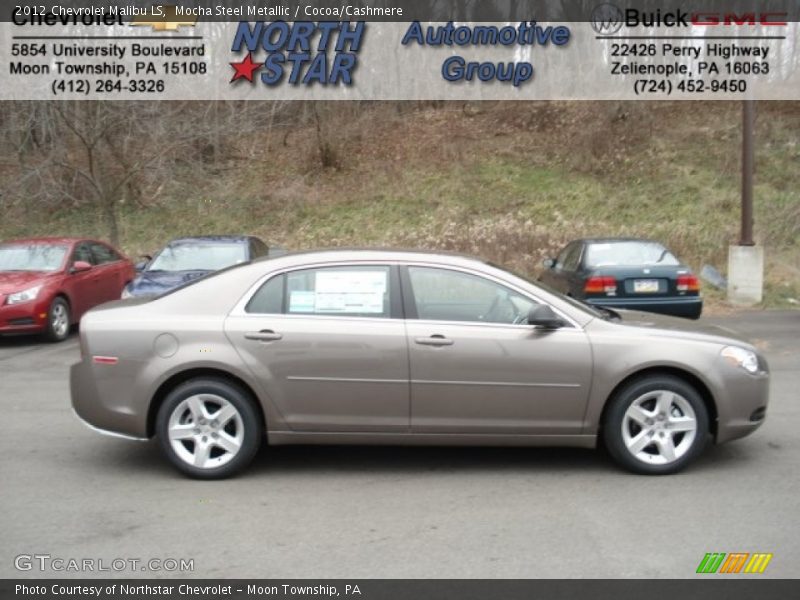 Mocha Steel Metallic / Cocoa/Cashmere 2012 Chevrolet Malibu LS