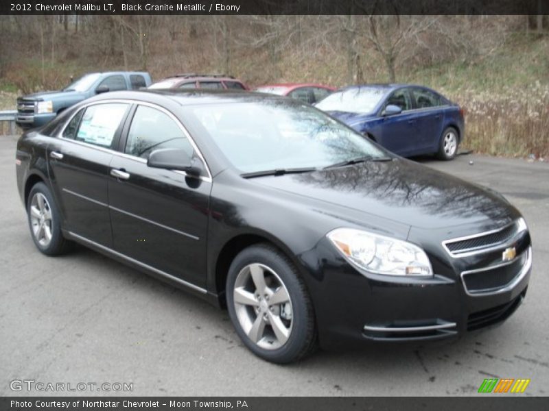 Black Granite Metallic / Ebony 2012 Chevrolet Malibu LT