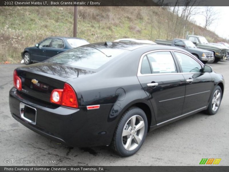 Black Granite Metallic / Ebony 2012 Chevrolet Malibu LT