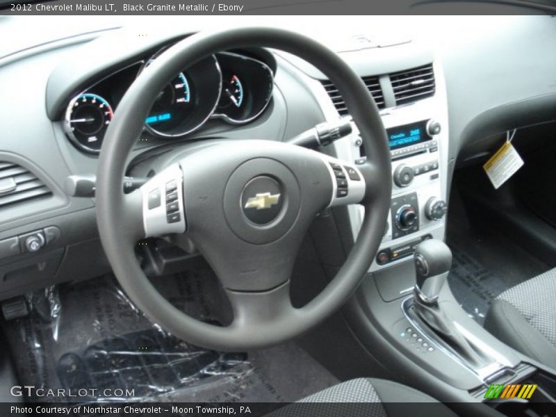 Black Granite Metallic / Ebony 2012 Chevrolet Malibu LT