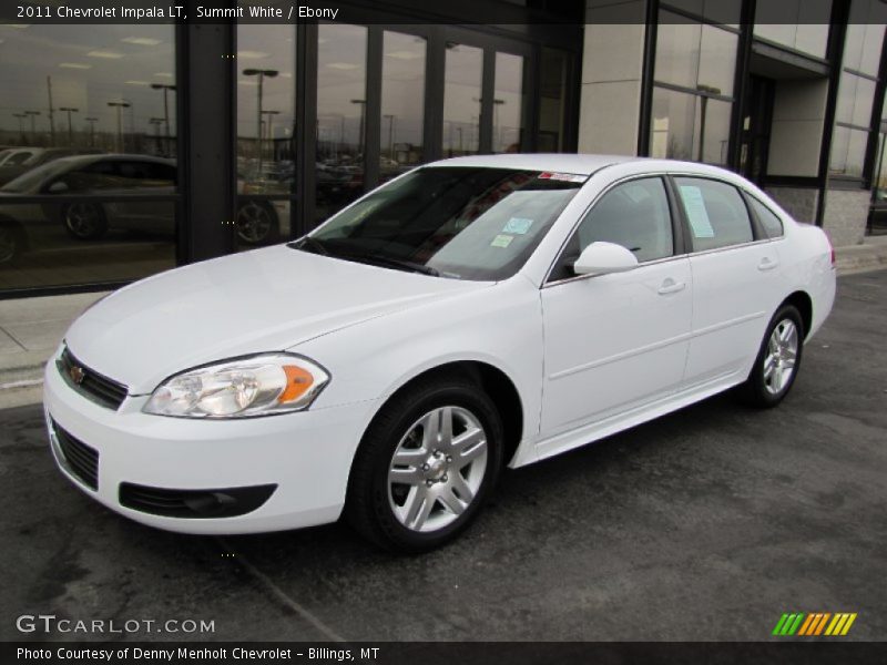 Summit White / Ebony 2011 Chevrolet Impala LT