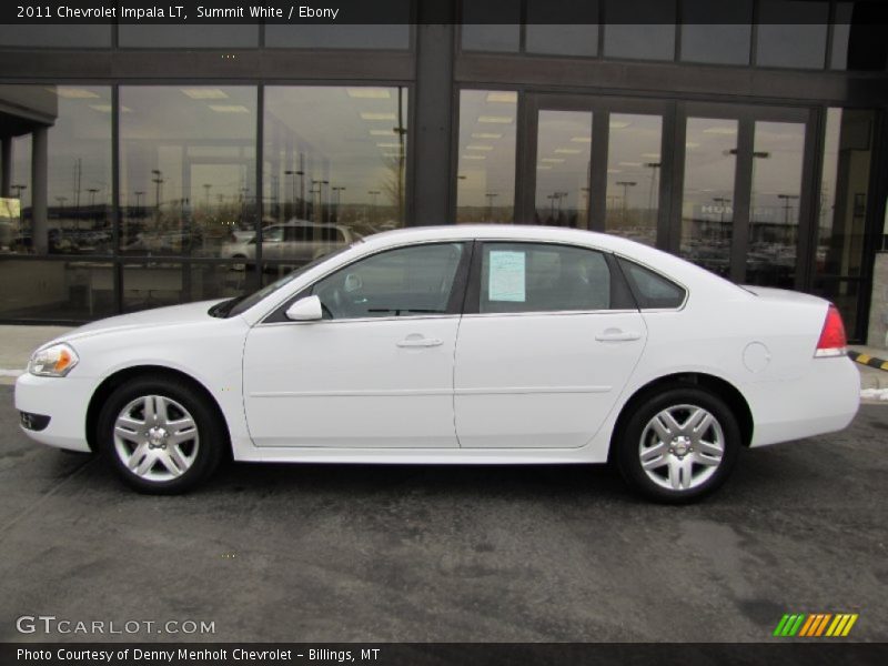 Summit White / Ebony 2011 Chevrolet Impala LT