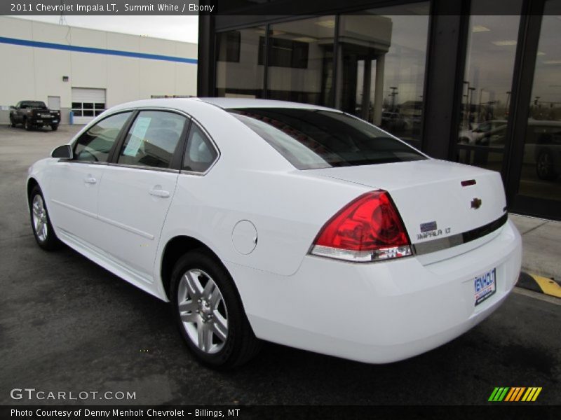 Summit White / Ebony 2011 Chevrolet Impala LT