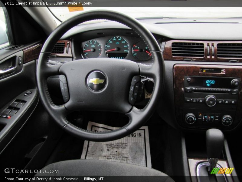 Summit White / Ebony 2011 Chevrolet Impala LT