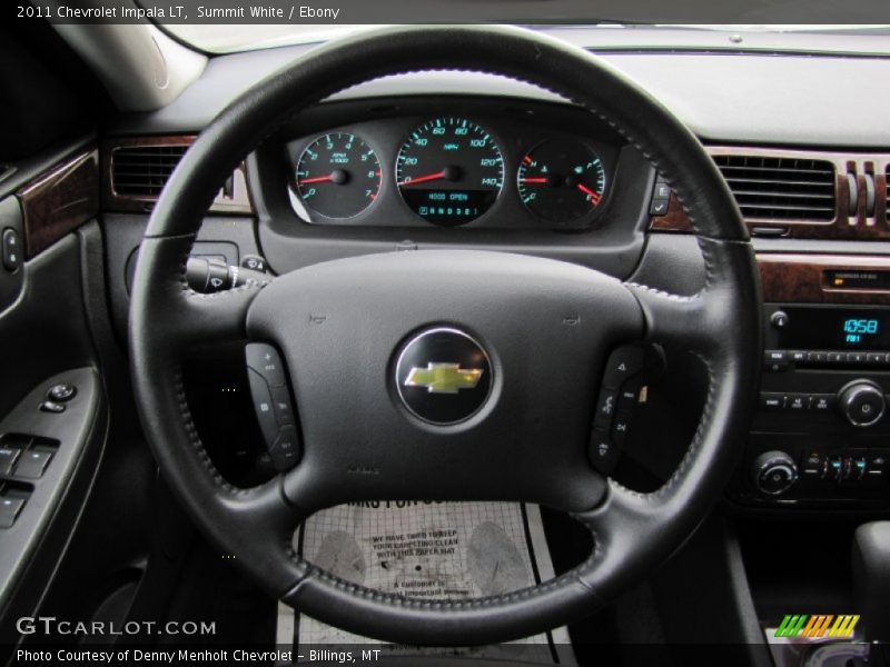 Summit White / Ebony 2011 Chevrolet Impala LT