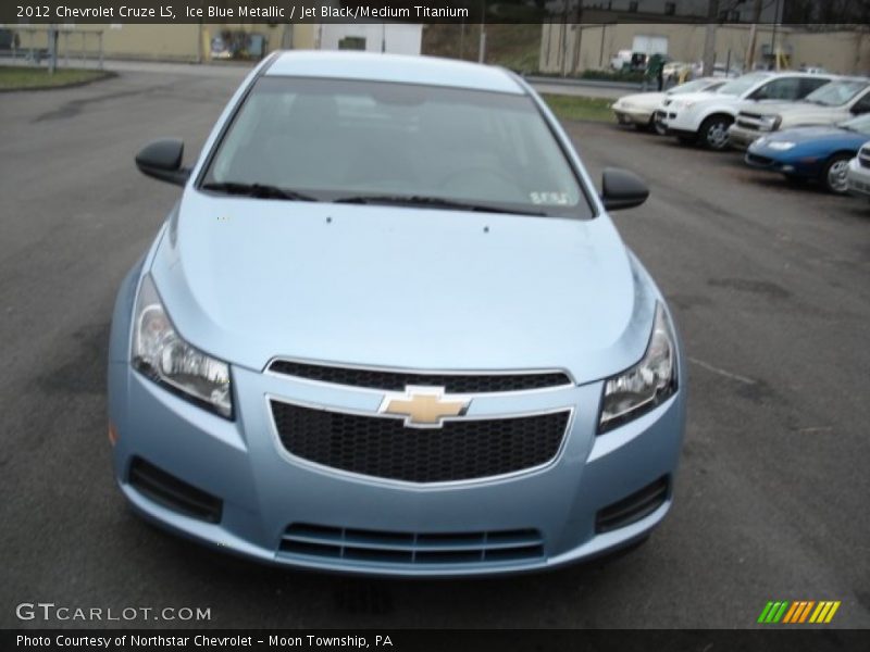 Ice Blue Metallic / Jet Black/Medium Titanium 2012 Chevrolet Cruze LS