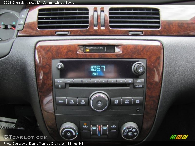 Summit White / Ebony 2011 Chevrolet Impala LT