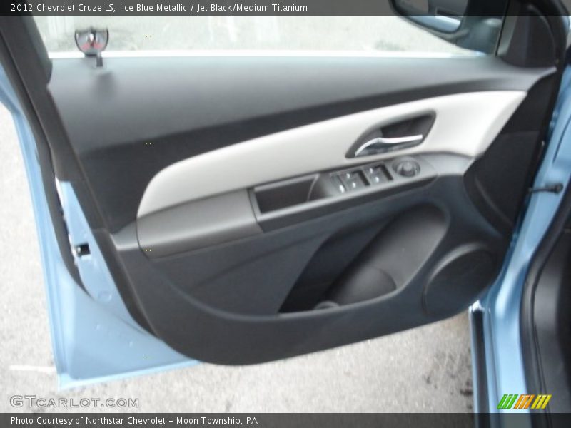 Ice Blue Metallic / Jet Black/Medium Titanium 2012 Chevrolet Cruze LS