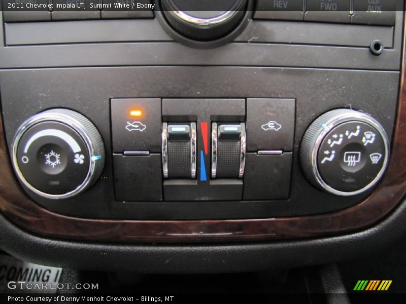 Controls of 2011 Impala LT