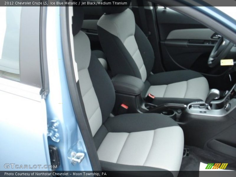 Ice Blue Metallic / Jet Black/Medium Titanium 2012 Chevrolet Cruze LS