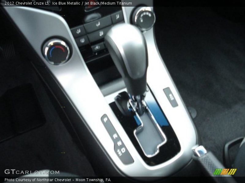 Ice Blue Metallic / Jet Black/Medium Titanium 2012 Chevrolet Cruze LS