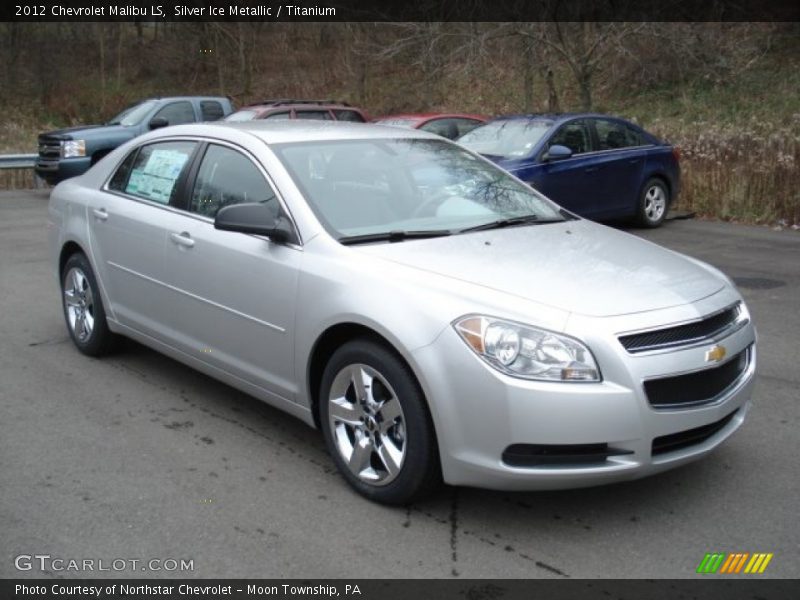 Silver Ice Metallic / Titanium 2012 Chevrolet Malibu LS
