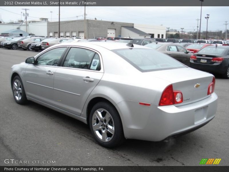 Silver Ice Metallic / Titanium 2012 Chevrolet Malibu LS