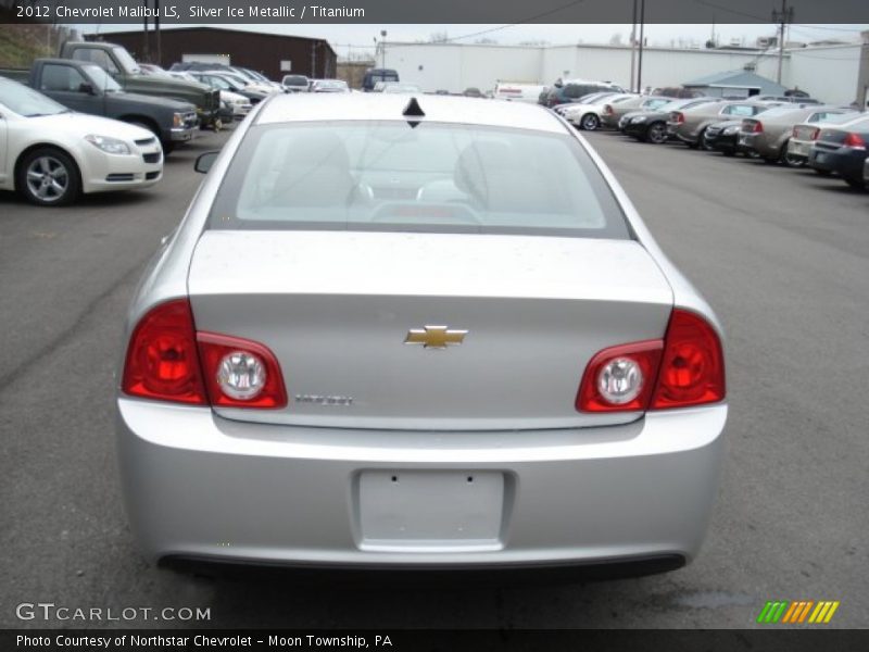 Silver Ice Metallic / Titanium 2012 Chevrolet Malibu LS